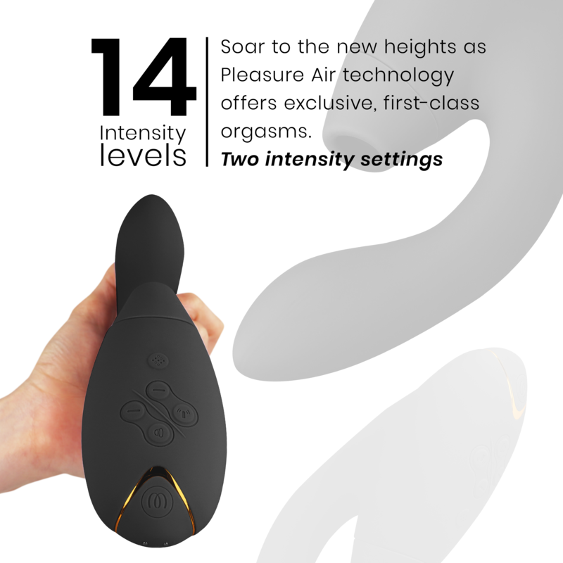 Womanizer Duo 2 Estimulador — Negro - Imagen 2