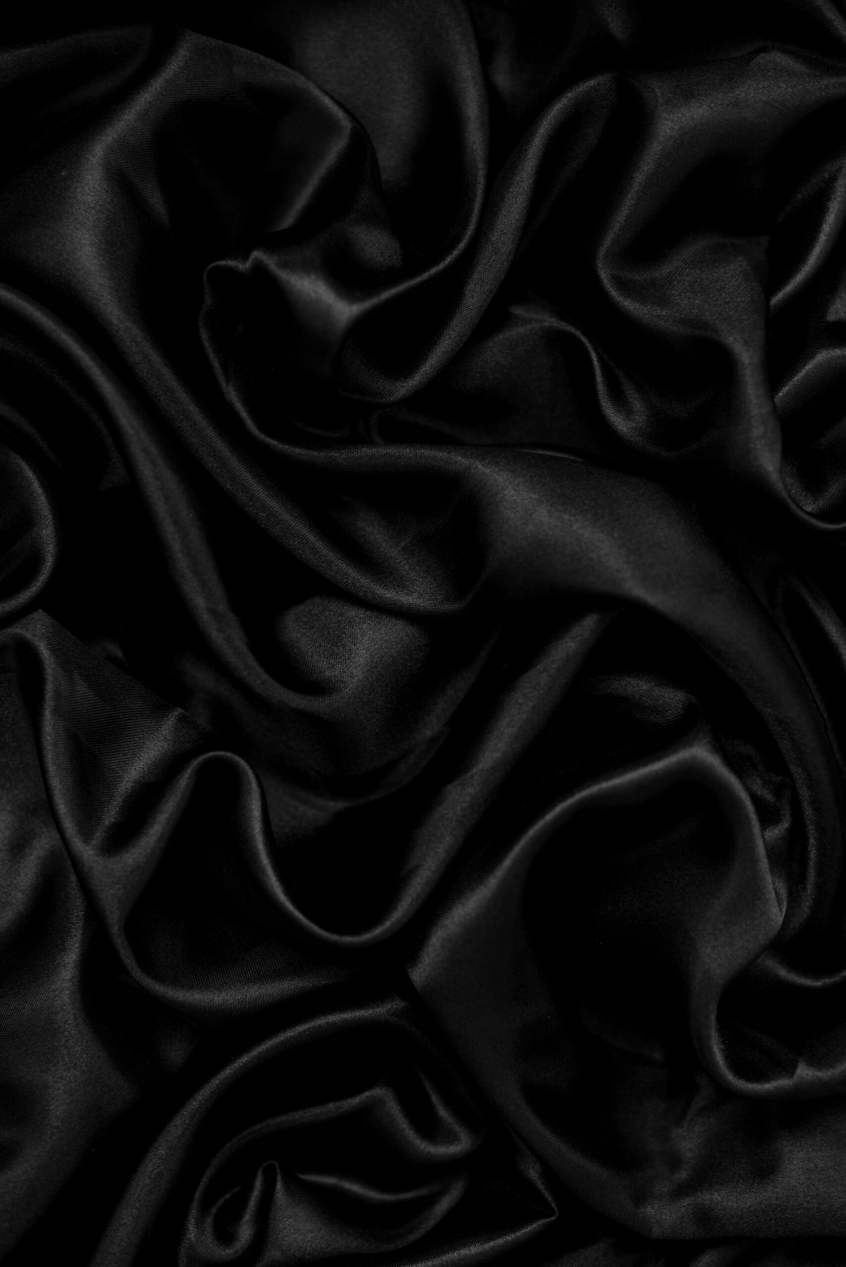 Textura de seda negra elegante