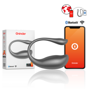 Oninder – Nairobi Huevo Vibrador, Negro, App Gratuita