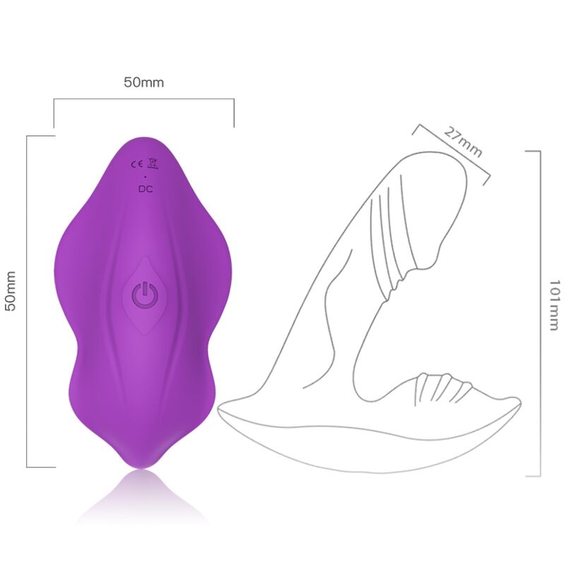 Armony – Whistle Vibrador Introducible Control Remoto Violeta - Imagen 2