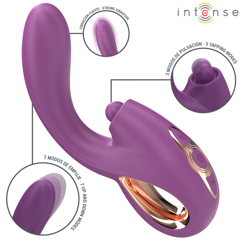 INTENSE – LALI Vibrador Punto G Multifunción, Morado - Imagen 2