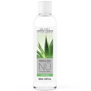 MIXGLISS - 2 IN 1 WATER-BASED LUBRICANT AND MASSAGE GEL NURU ALOE VERA 150 ML